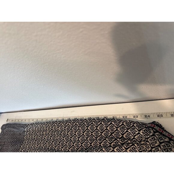 Umgee Womens Top Sz S/M Black Geometric Print Oversized Tunic Boho Beachy Resort - Picture 7 of 10